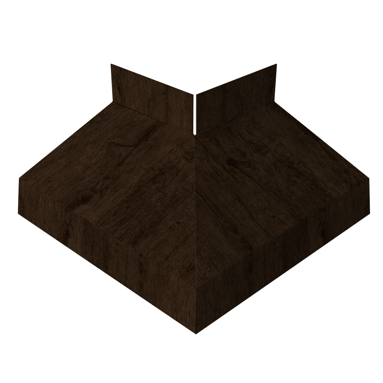 Угол отлива внешний 70 0,45 Print Premium с пленкой Antique Wood TwinColor