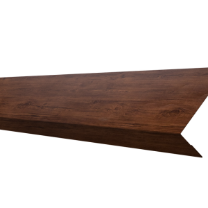 Ламель обратная 50 забора жалюзи Texas 0,4 Print Premium с пленкой Cherry Wood Fresh TwinColor