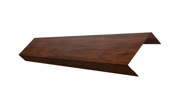 Ламель обратная 50 забора жалюзи Texas 0,4 Print Premium с пленкой Cherry Wood Fresh TwinColor