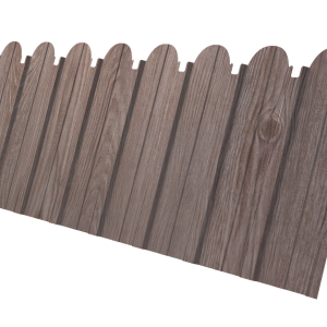 Профнастил C10A фигурный 0,45 Print Elite White Wood TwinColor
