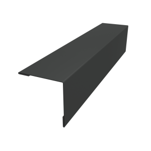 Планка завершающая 50х50 жалюзи Milan 0,45 Drap RAL 7016 антрацитово-серый (2м)