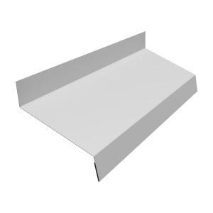 Отлив простой 70 0,7 PE с пленкой RAL 9003 сигнальный белый (2м)