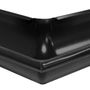 Угол желоба внешний 90 гр 125 мм Мatt RAL 9005