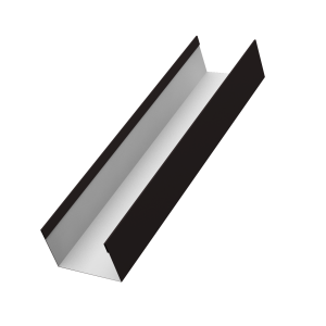 Стойка жалюзи Milan,Tokyo 0,45 Drap TR RAL 9005 черный (2м)