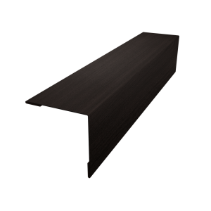 Планка завершающая 50х50 жалюзи Milan 0,45 Print Elite Coffee Wood TwinColor (2,5м)