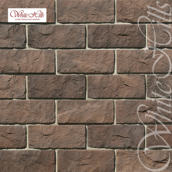 Рядовая плитка White Hills Йоркшир 408-40 с расшивкой 1,5 см.
