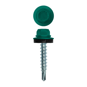 Саморез кровельный 4,8х29 (250шт) сверло №1 RAL 6026