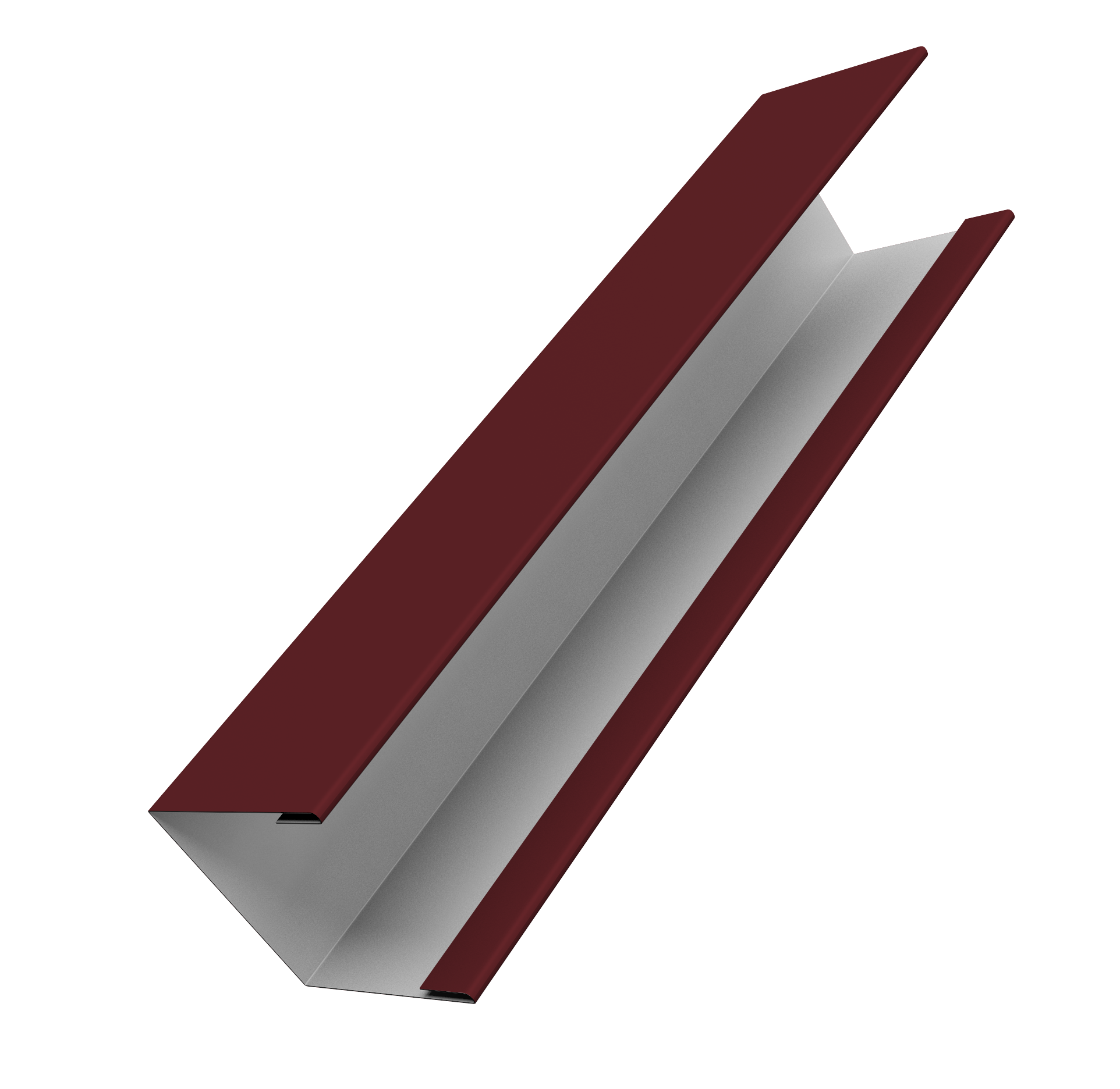 Крышка жалюзи Milan Slim 0,45 Drap TX RAL 3005 красное вино (3м)