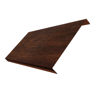Ламель обратная 200 забора жалюзи Texas 0,45 Print Premium с пленкой Cherry Wood Dark FTC