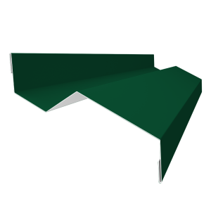 Планка примыкания внакладку 25х17х35х17 0,45 Drap TR RAL 6005 зеленый мох (3м)