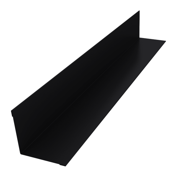 Угол внутренний 30х30 0,5 Satin Matt TX RAL 9005 черный (3м)