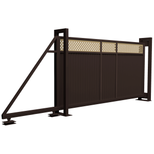 Ворота откатные Estet Plus 2,4х4,5 RR 32/1014