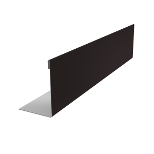 Нащельник 125 Texas 25х35 0,45 Drap ST RAL 9005 черный (L1,5)
