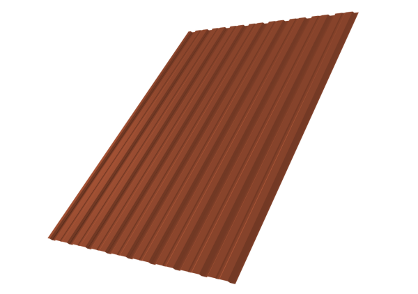 Профнастил С10B 0,5 Velur X RAL 8004 терракота