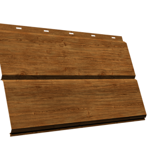 ЭкоБрус new 3D 0,45 Print Elite с пленкой Golden Wood TwinColor