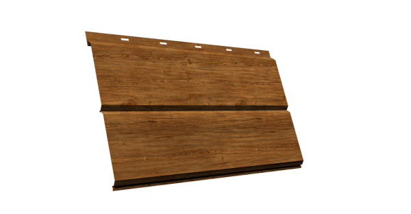 ЭкоБрус new 3D 0,45 Print Elite с пленкой Golden Wood TwinColor