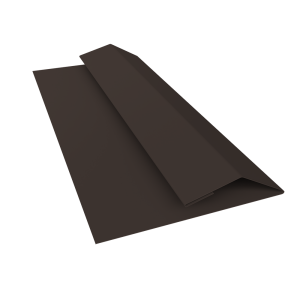 Планка финишная Блок-Хаус new Grand Line 0,45 Drap-double TX RR 32 темно-коричневый (2м)