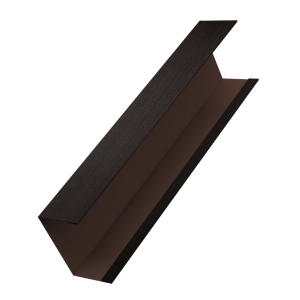 Крышка жалюзи Milan, Tokyo (для калиток, ворот) 0,45 Print Elite Coffee Wood TwinColor (3м)