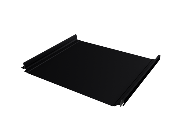 Кликфальц Pro Grand Line 0,45 Drap TR с пленкой на замках RAL 9005 черный