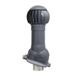 Комплект вентиляции Gervent для кровли Профнастил-21 150/160 серый графит