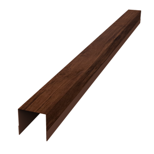 Планка вертикальная обратная для горизонтального монтажа штакетника 0,45 Print Premium Cherry Wood Fresh TwinColor (1,8м)