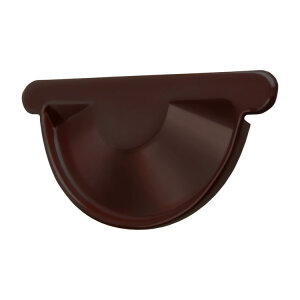 Заглушка торцевая универсальная Optima Matt 125мм RAL 8017