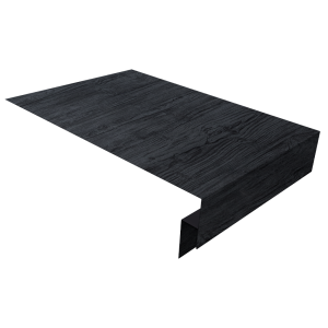 Планка околооконная сложная 300х50х18 (j-фаска) 0,45 Print Premium Grey Wood TwinColor (2м)