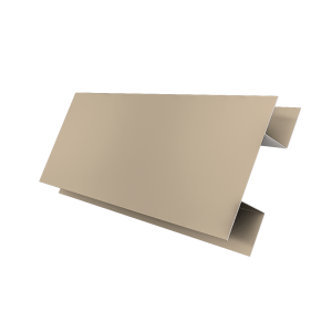 Планка H-образная Экобрус 0,45 Drap TX RAL 1015 светлая слоновая кость (2м)