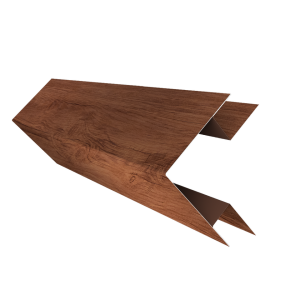 Планка угла внешнего сложного Экобрус Grand Line 0,45 Print Premium с пленкой Rowan Wood Intense FTC (3м)