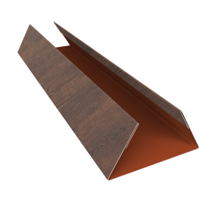 Планка стыковочная составная нижняя 0,45 Print Premium Cherry Wood Dark FTC (3м)