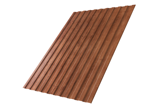Профнастил С8A v01 0,45 Print Premium Rowan Wood Intense FTC