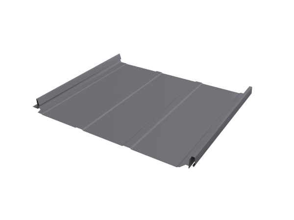 Кликфальц Pro Line Grand Line 0,45 Drap TX с пленкой на замках RAL 7004 сигнальный серый