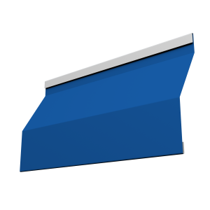 Ламель забора жалюзи Milan Slim 0,45 PE RAL 5005 сигнальный синий