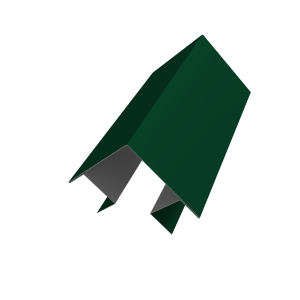 Угол внешний сложный Кликфальц Pro 0,5 PE с пленкой RAL 6005 зеленый мох (3м)