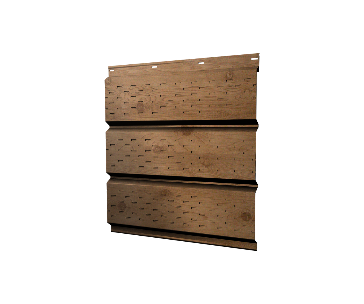 Софит металлический полная перфорация 0,45 Print Premium с пленкой Pine Wood Fresh