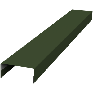 Крышка 30х20 жалюзи Texas 0,5 Satin Matt TX RAL 6020 хромовая зелень (3м)