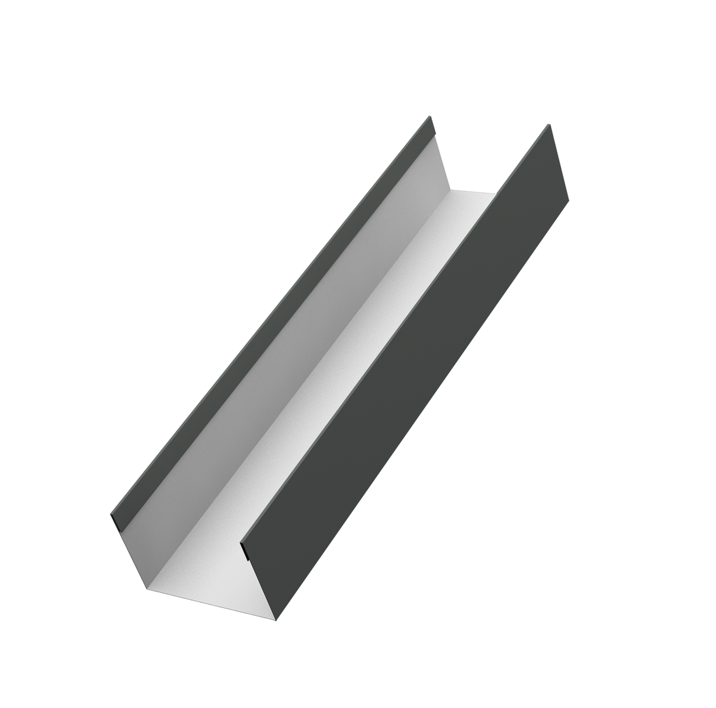 Стойка жалюзи Milan,Tokyo 0,45 PE RAL 7005 мышино-серый (1,8м)