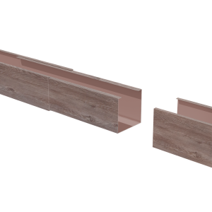 Соединитель профиля для КР Ш50/В50 White Wood Zn 0,45