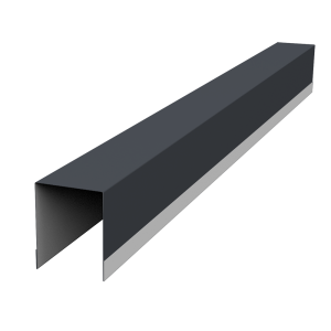 Планка опорная составная внутренняя для забора жалюзи Palermo 0,45 Drap TR RAL 7024 мокрый асфальт (1,8м)