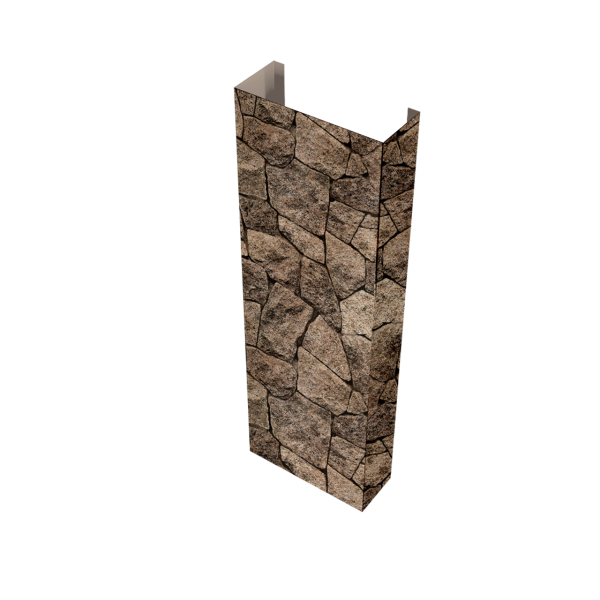 Полустолб для С21 0,45 Print Elite с пленкой King Stone TwinColor (L1,5)