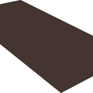 Плоский лист 0,45 Drap TX с пленкой RR 32 темно-коричневый