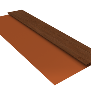 Планка стартовая Блок-Хаус new Grand Line 0,45 Print Premium Rowan Wood Intense FTC (2м)