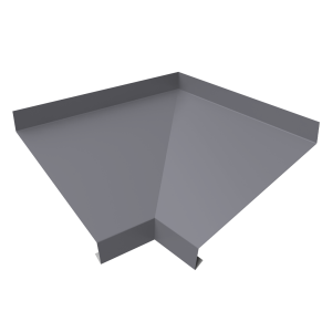 Угол отлива внутренний 150 0,5 PE с пленкой RAL 7004 сигнальный серый