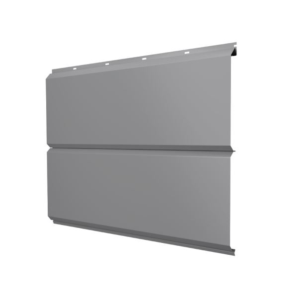 ЭкоБрус new 0,5 Satin RAL 9006 бело-алюминиевый