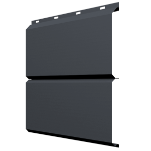 ЭкоБрус new 0,45 Drap-double TX с пленкой RAL 7024 мокрый асфальт