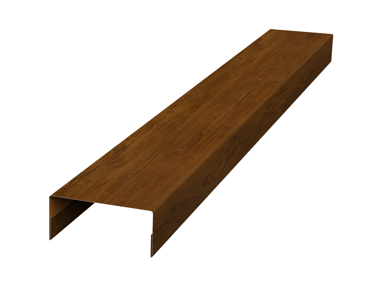 Крышка 30х15 жалюзи Texas 0,45 Print Elite Golden Wood TwinColor (2,5м)
