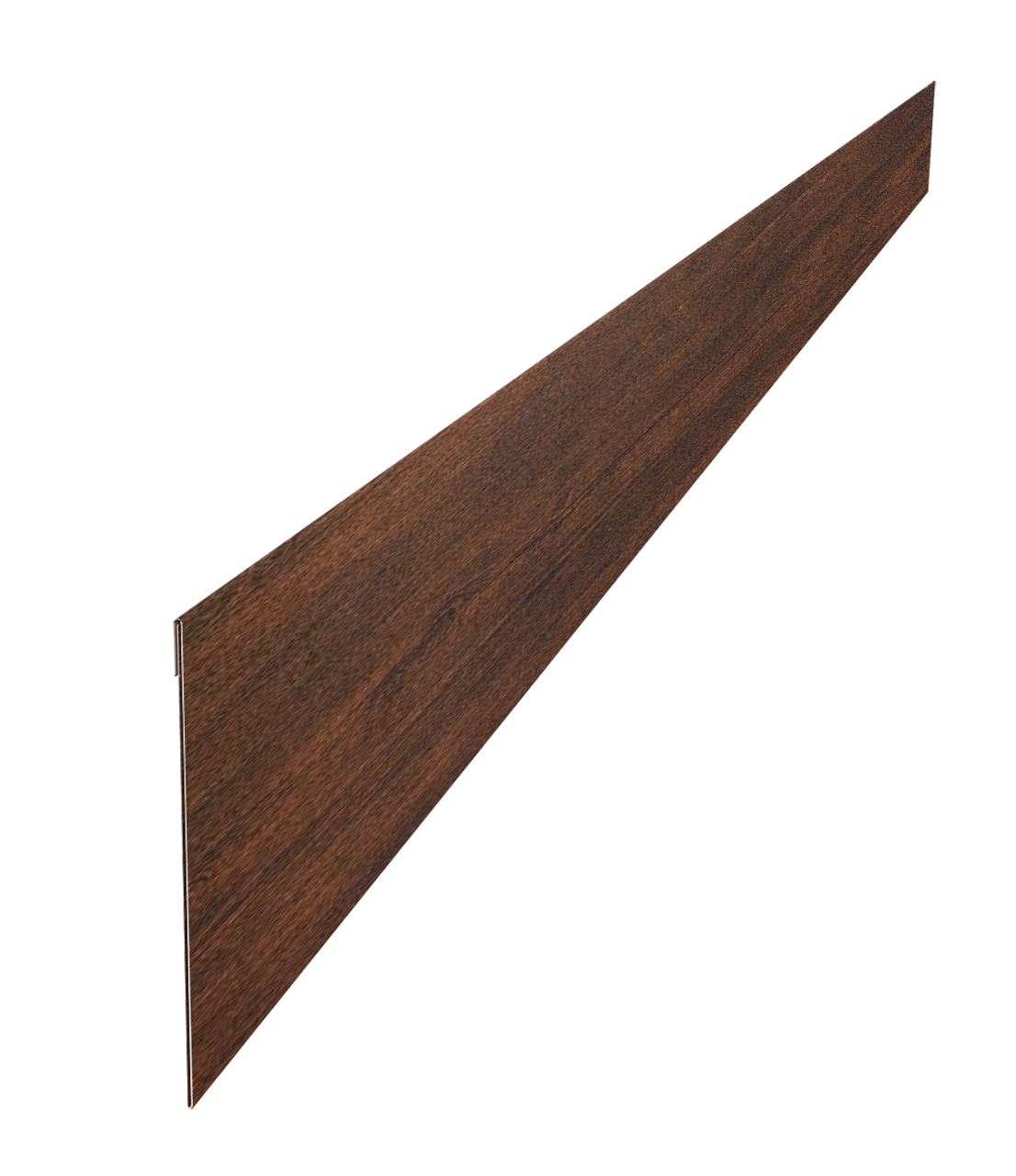 Ламель забора жалюзи Palermo 0,45 Print Premium с пленкой Cherry Wood Dark FTC
