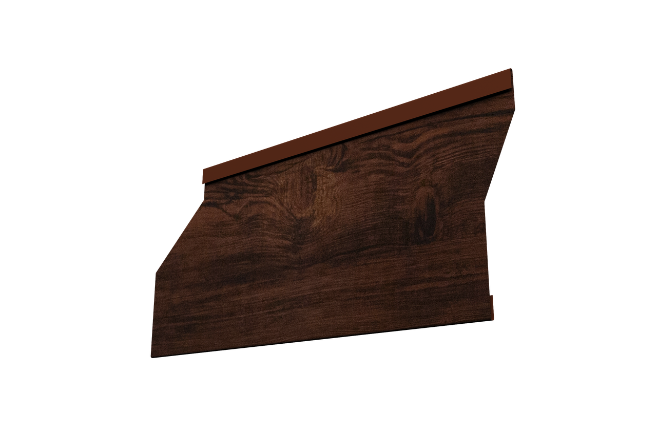 Ламель забора жалюзи Milan Slim 0,45 Print Elite Cherry Wood TwinColor