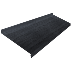Отлив простой 250 0,45 Print Premium Grey Wood TwinColor (3м)