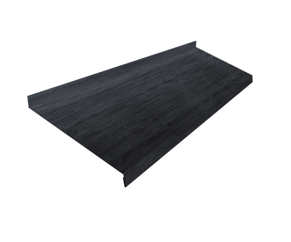 Отлив простой 250 0,45 Print Premium Grey Wood TwinColor (3м)